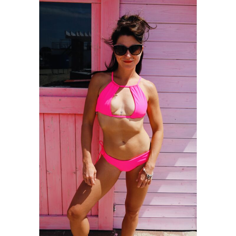 Cliffswimwear Nyang Nyang bikini Stabilo pink